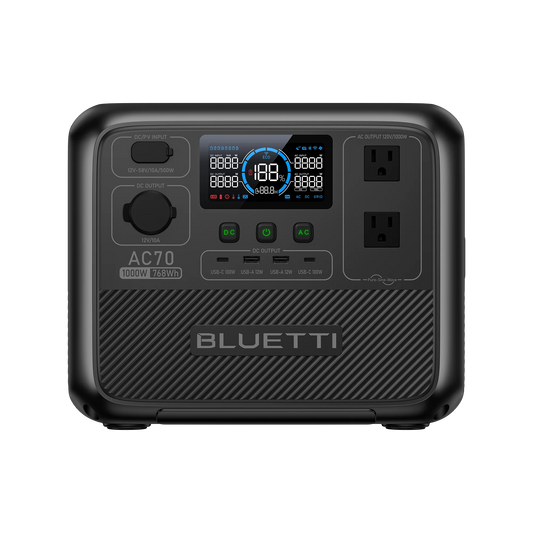 BLUETTI AC70 Portable Power Station | 1000W 768Wh